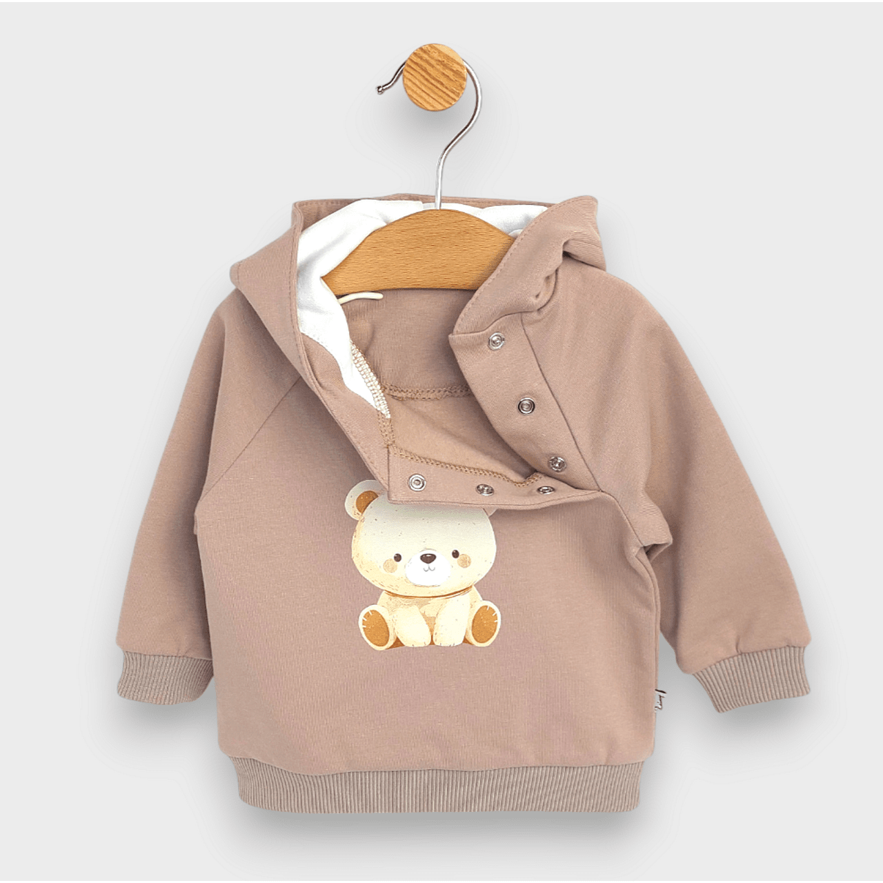 Rainy Бебешки Комплект От 2 Части Меченце 62-92 См. Бадем