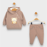 Rainy Бебешки Комплект От 2 Части Меченце 62-92 См. Бадем