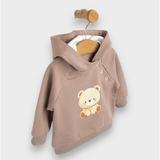 Rainy Бебешки Комплект От 2 Части Меченце 62-92 См. Бадем