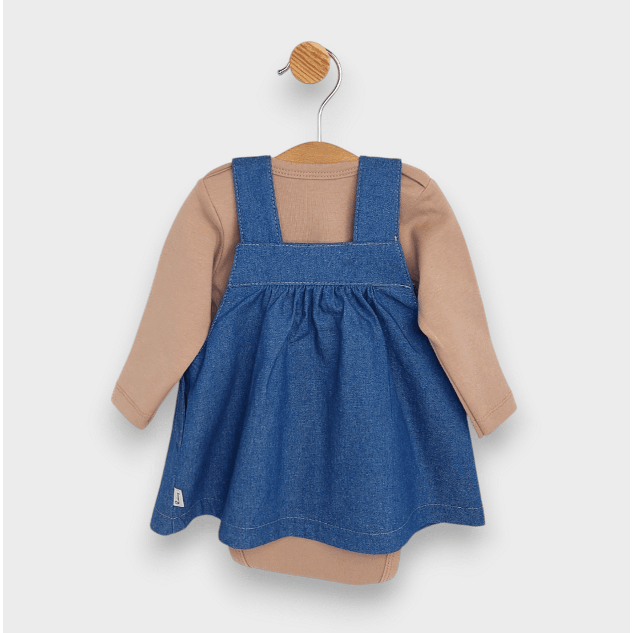 Rainy Бебешки Комплект От 2 Части Панделка С Уши 62-92 См. Бадем