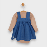 Rainy Бебешки Комплект От 2 Части Панделка С Уши 62-92 См. Бадем