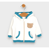 Set de 2 ursuleți de pluș Rainy Baby 62-92 cm. Ecru/Pin