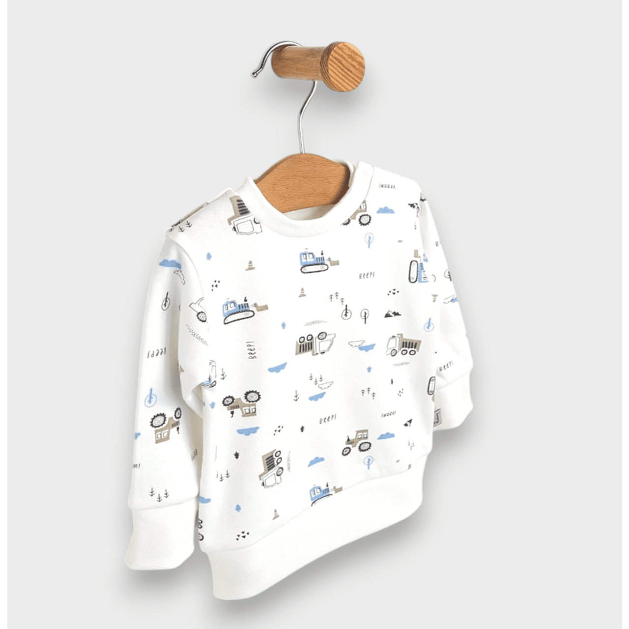 Set de 2 tractoare Rainy Baby, 62-92 cm, albastru