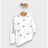 Set de 2 tractoare Rainy Baby, 62-92 cm, albastru