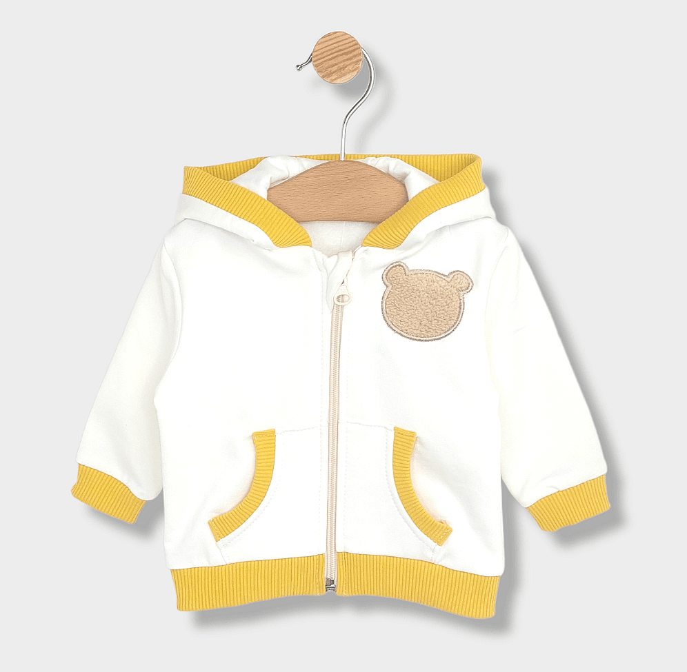 Set Rainy Baby de 2 piese Ursuleț de pluș 62-92 cm, muștar