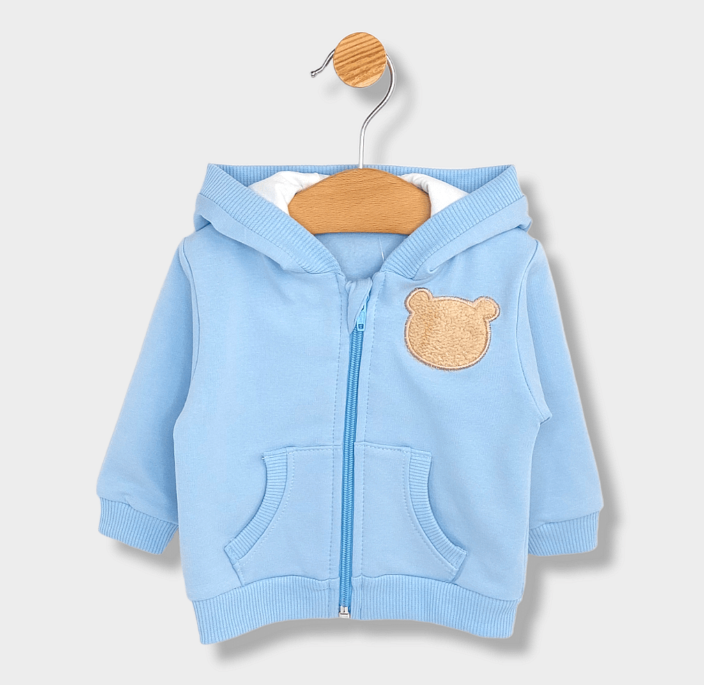 Set Rainy Baby de 2 piese Ursuleț de pluș 62-92 cm, albastru