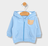 Set Rainy Baby de 2 piese Ursuleț de pluș 62-92 cm, albastru