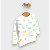 Set de 2 jucării Rainy Baby, model girafă și elefant, 62-92 cm, lemn de pin