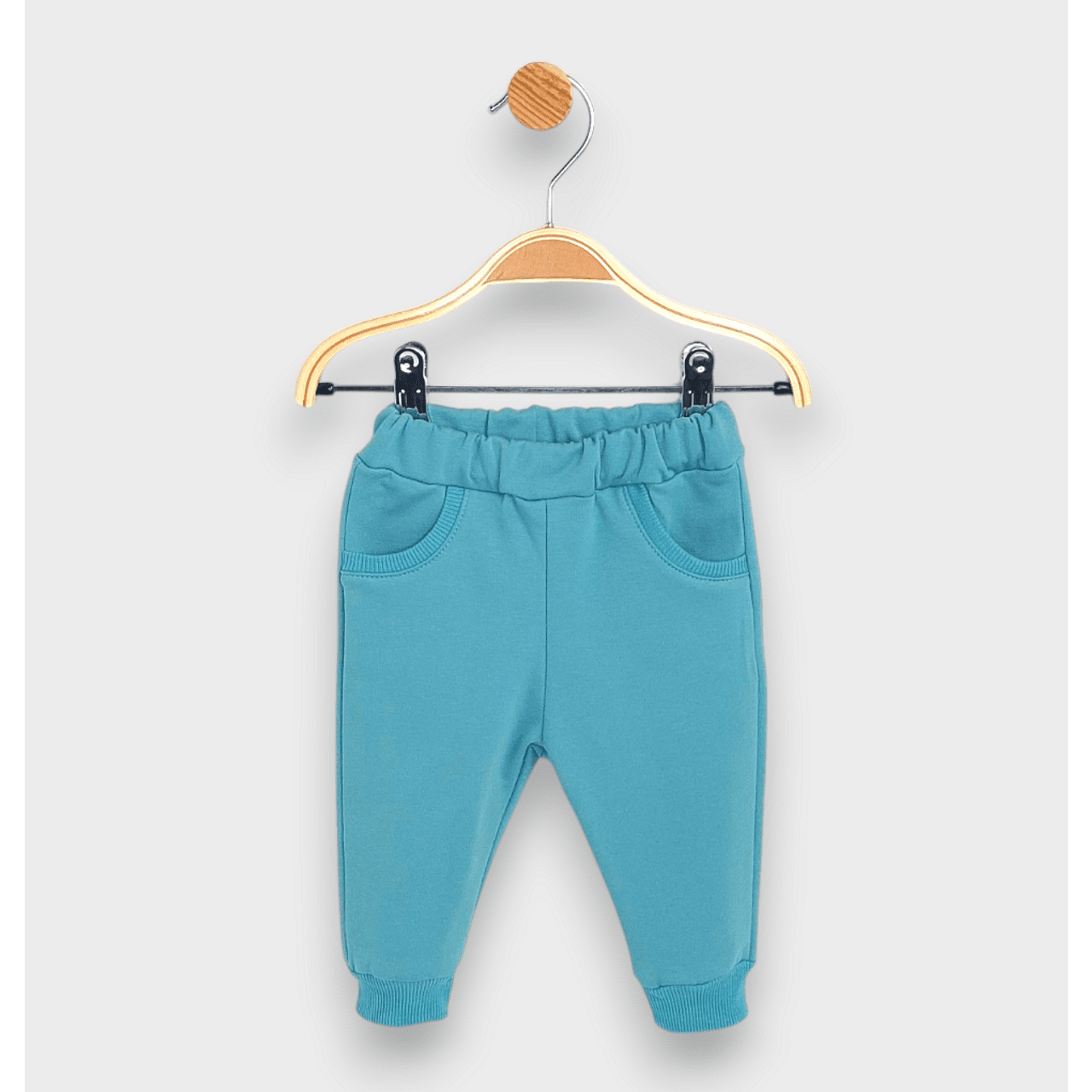 Set de 2 jucării Rainy Baby, model girafă și elefant, 62-92 cm, lemn de pin