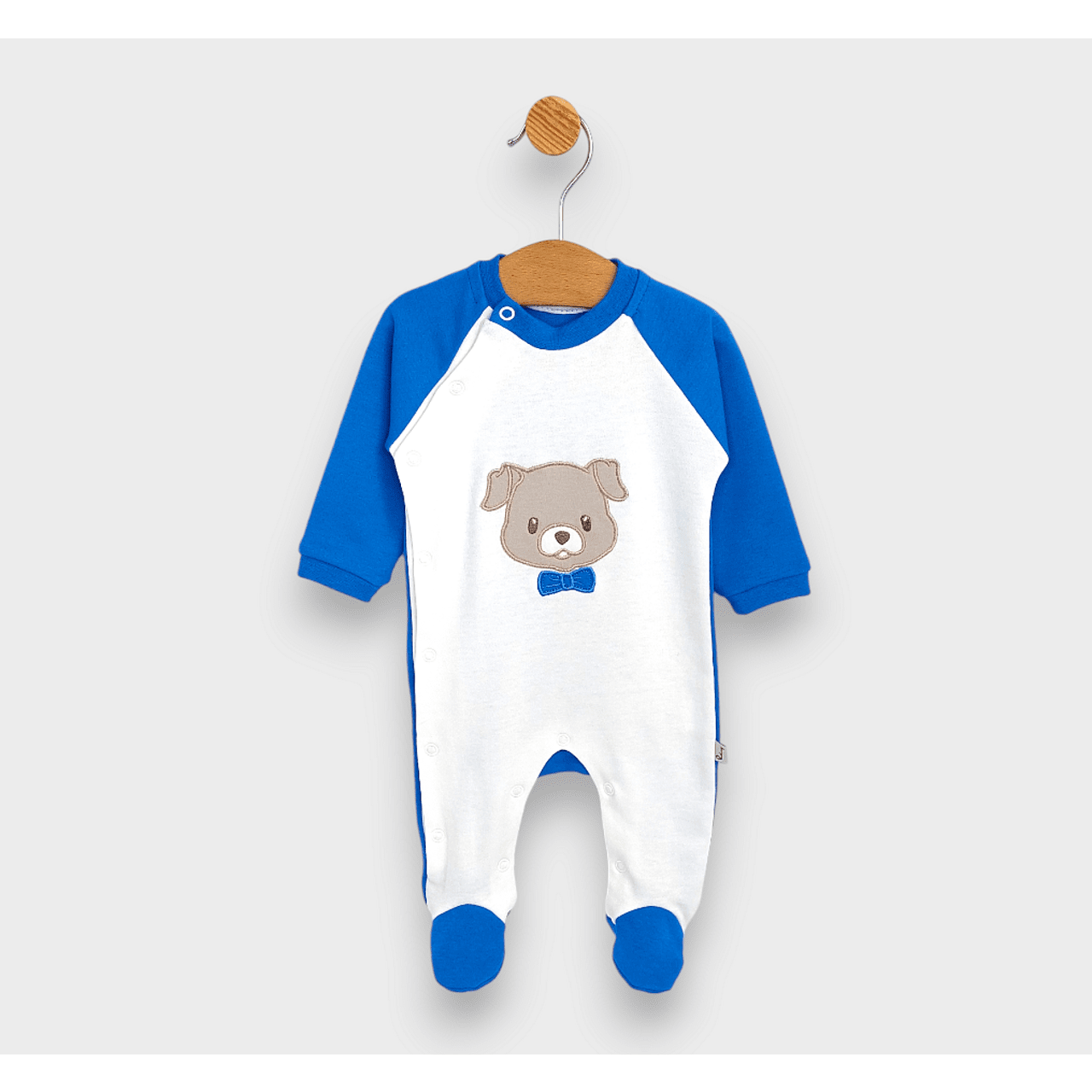 Set de scris Rainy Baby cu 8 piese Hello Dog, culoare cobalt