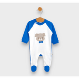 Set de scris Rainy Baby cu 8 piese Hello Dog, culoare cobalt