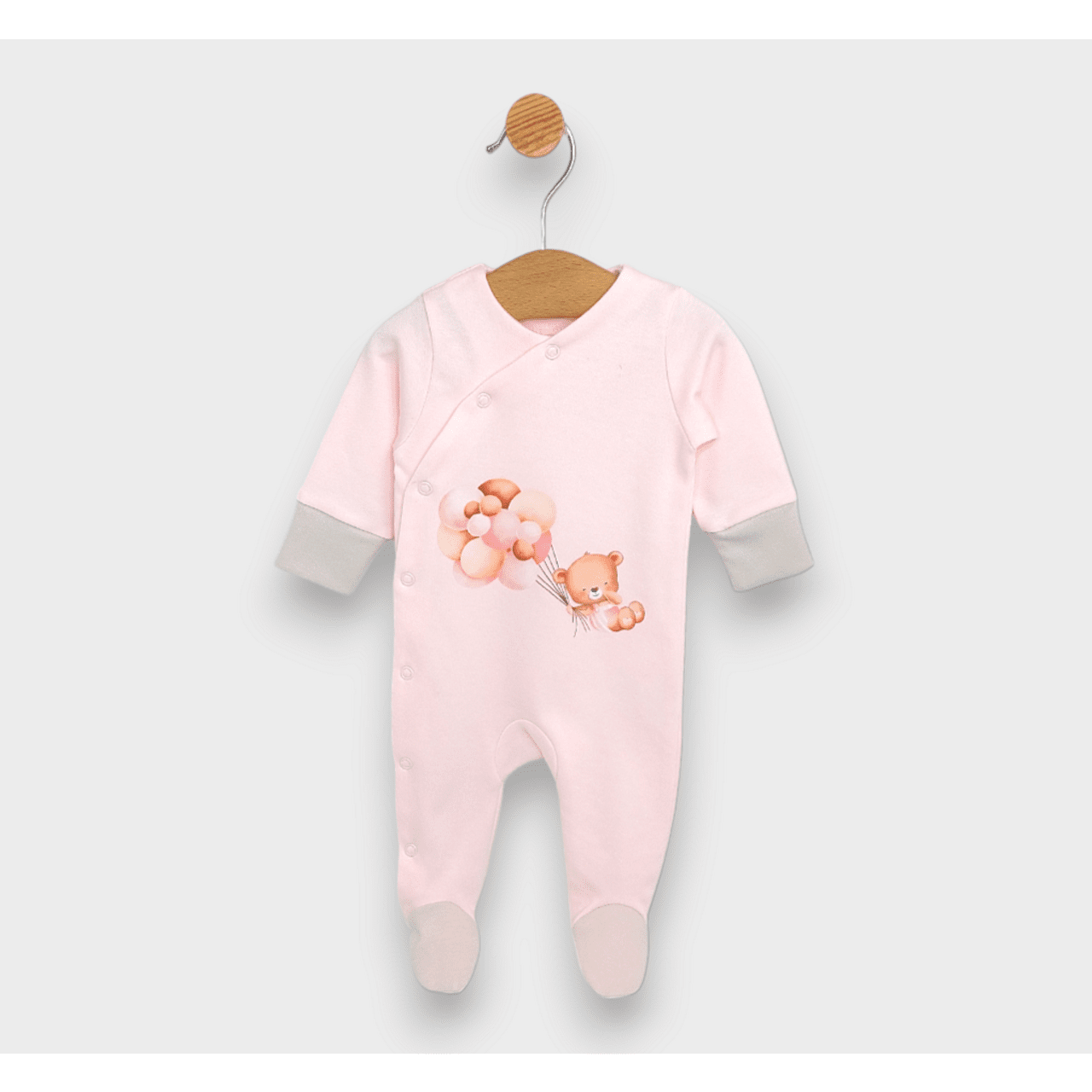 Set de scris Rainy Baby 8h Ursuleț de pluș cu baloane roz