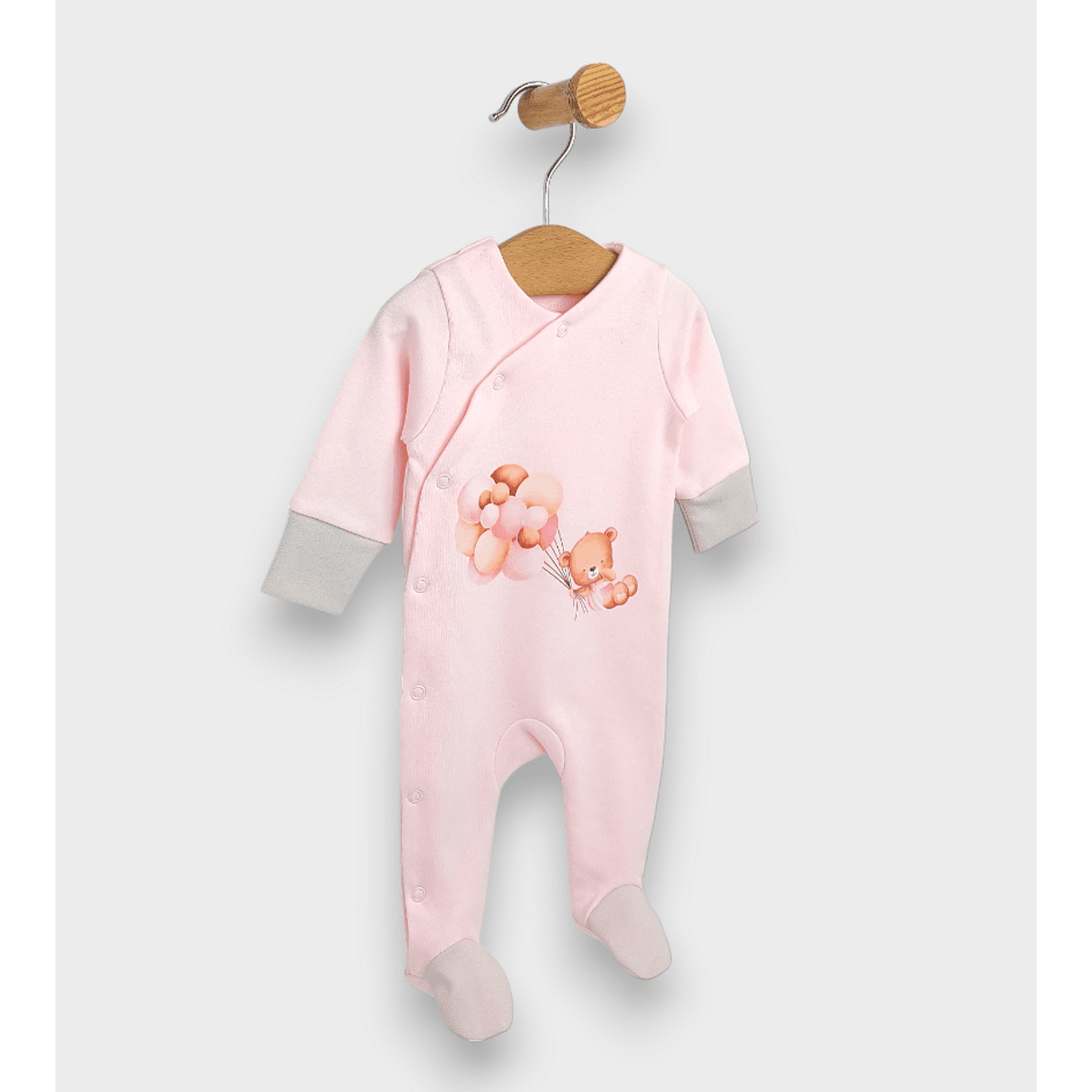 Set de scris Rainy Baby 8h Ursuleț de pluș cu baloane roz