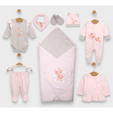 Set de scris Rainy Baby 8h Ursuleț de pluș cu baloane roz