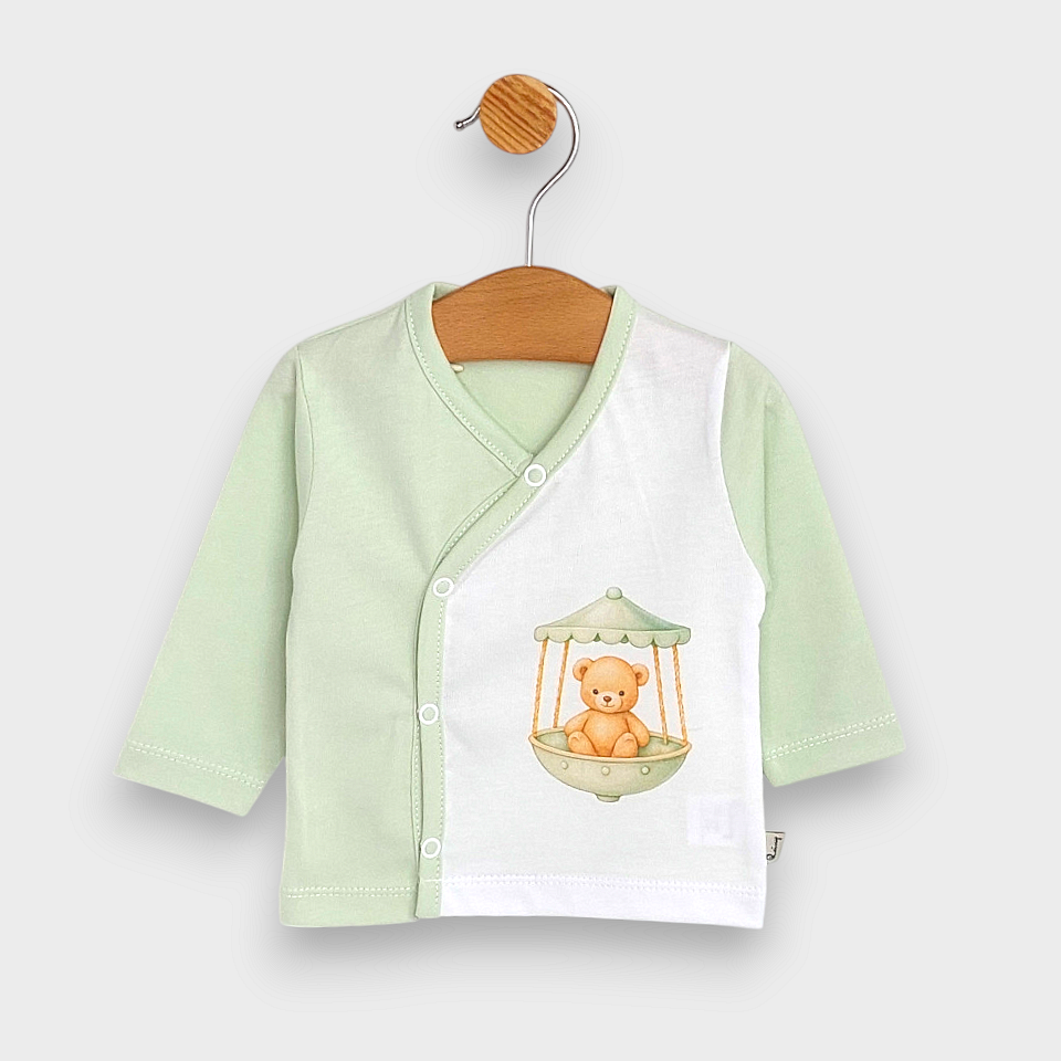 Бебешки Комплект За Изписване 8ч. Green Bear Rainy