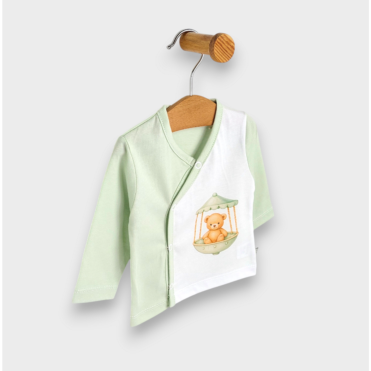 Бебешки Комплект За Изписване 8ч. Green Bear Rainy