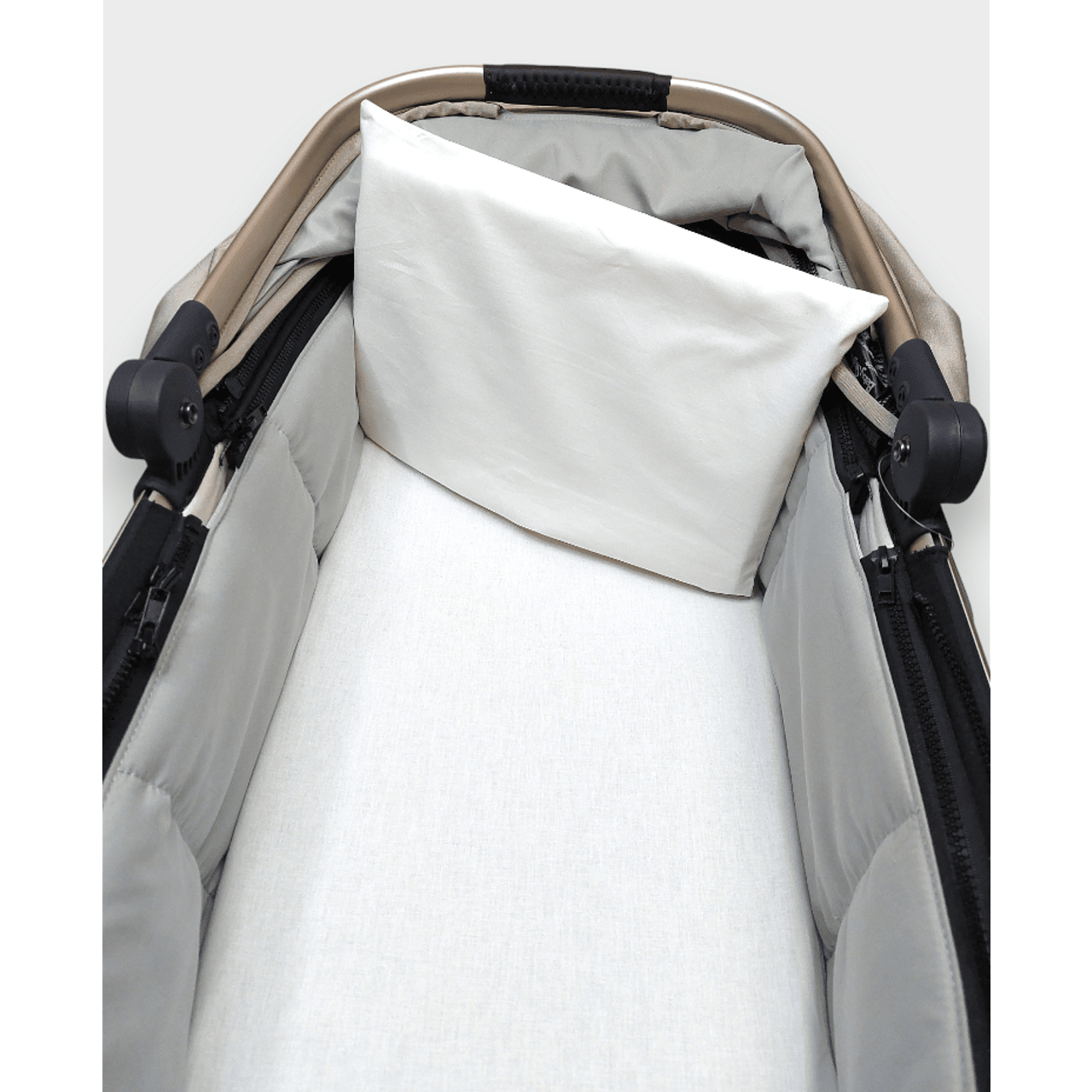 Rainy Бебешки комплект за количка 2 части екрю