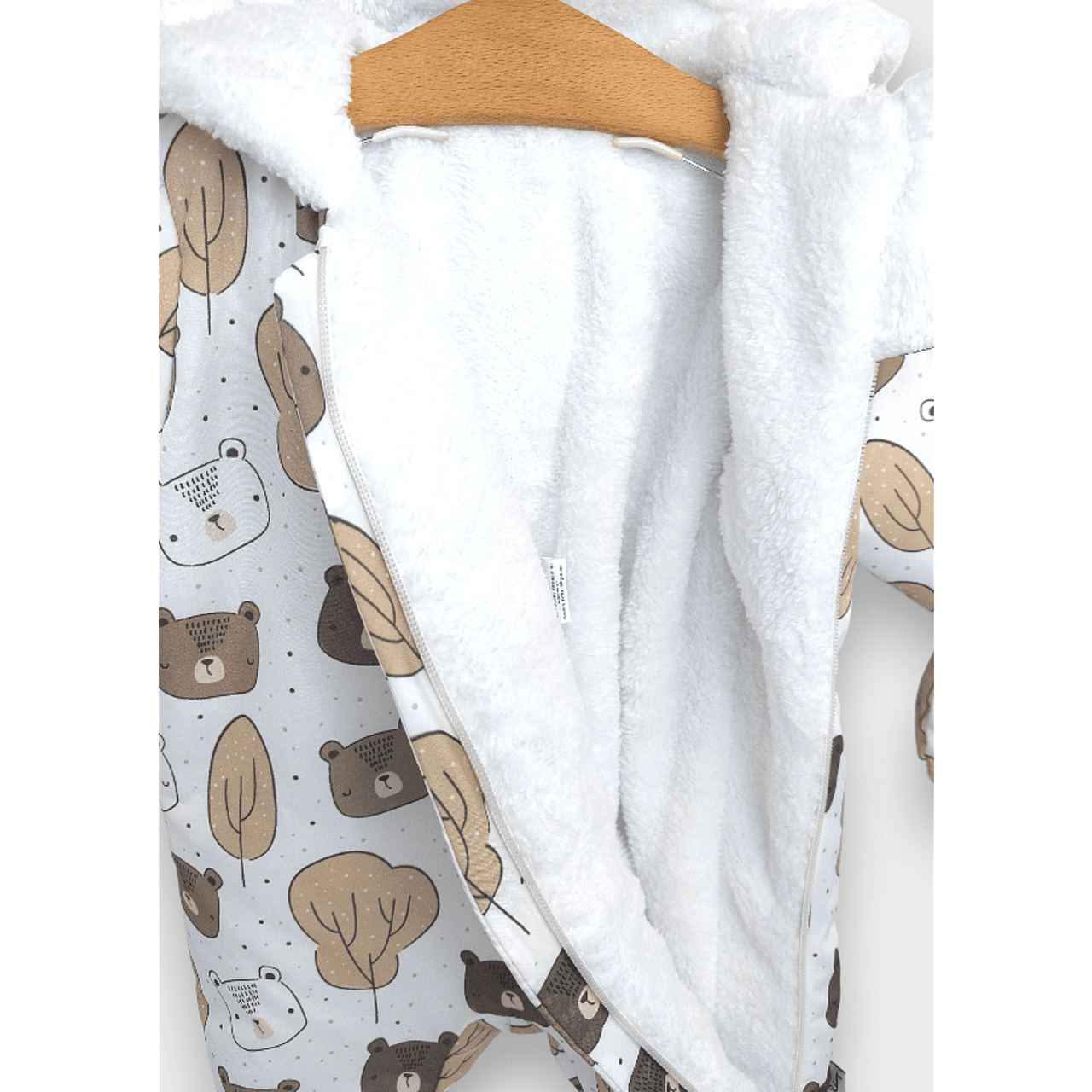 Бебешки Космонавт Bears And Trees 56 86 См. Бял Rainy
