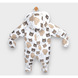 Бебешки Космонавт Bears And Trees 56 86 См. Бял Rainy