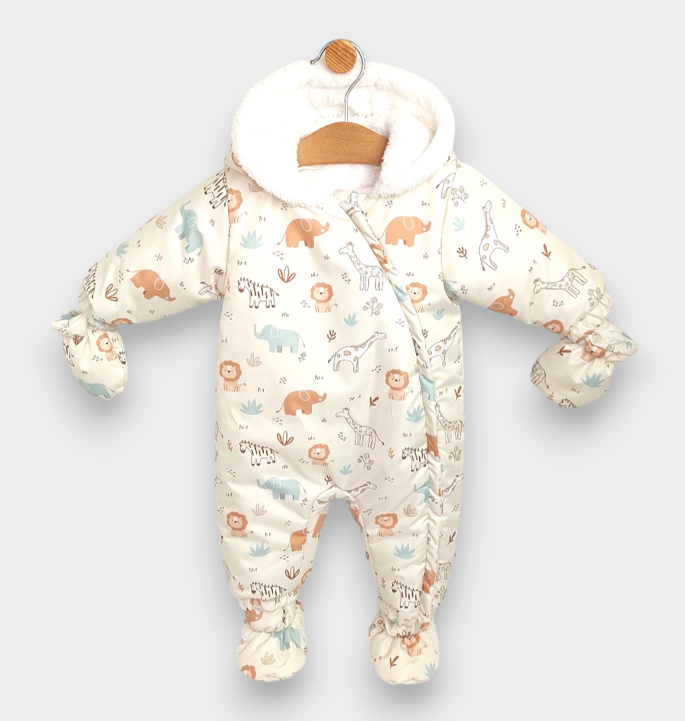 Бебешки Космонавт Little Animals 56 86 См. Екрю Rainy