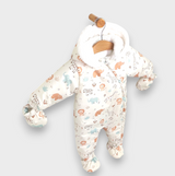 Бебешки Космонавт Little Animals 56 86 См. Екрю Rainy