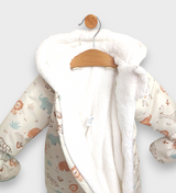 Бебешки Космонавт Little Animals 56 86 См. Екрю Rainy