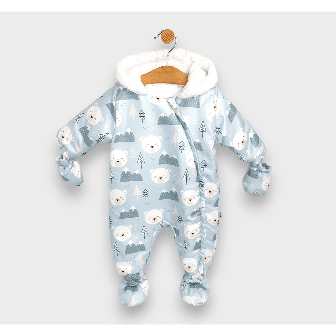 Jucărie ploioasă cu pui de astronaut, ursuleți polari, 56 - 86 cm, verde