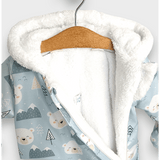 Jucărie ploioasă cu pui de astronaut, ursuleți polari, 56 - 86 cm, verde