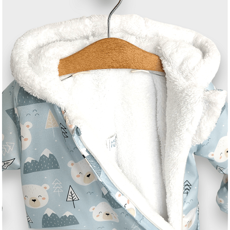 Jucărie ploioasă cu pui de astronaut, ursuleți polari, 56 - 86 cm, verde