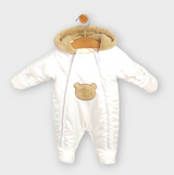 Бебешки Космонавт Пухено Мече 56 86 См. Бял Rainy