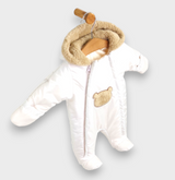 Бебешки Космонавт Пухено Мече 56 86 См. Бял Rainy