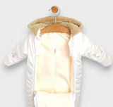 Бебешки Космонавт Пухено Мече 56 86 См. Бял Rainy