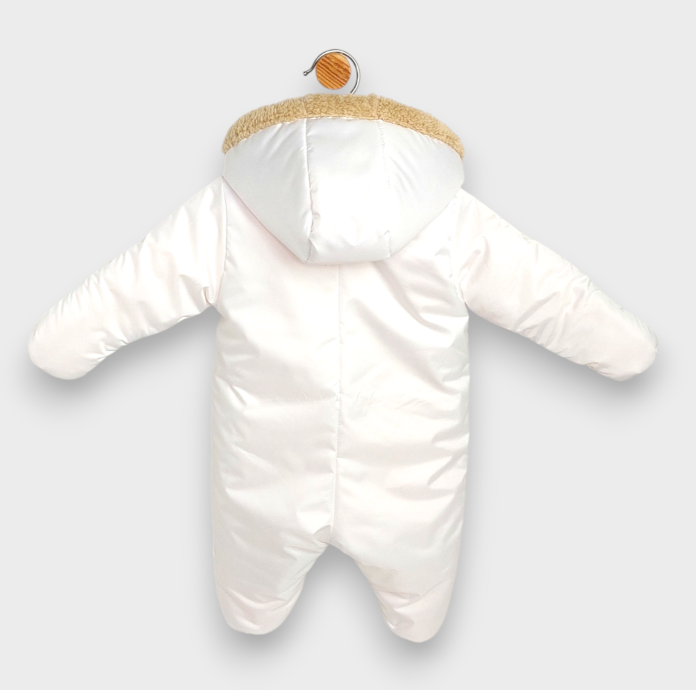 Бебешки Космонавт Пухено Мече 56 86 См. Бял Rainy