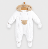 Бебешки Космонавт Пухено Мече 56 86 См. Бял Rainy