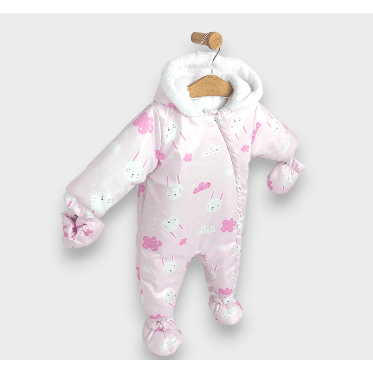 Jucărie de pluș Rainy Baby Astronaut, iepurași roz, 56 - 86 cm, roz