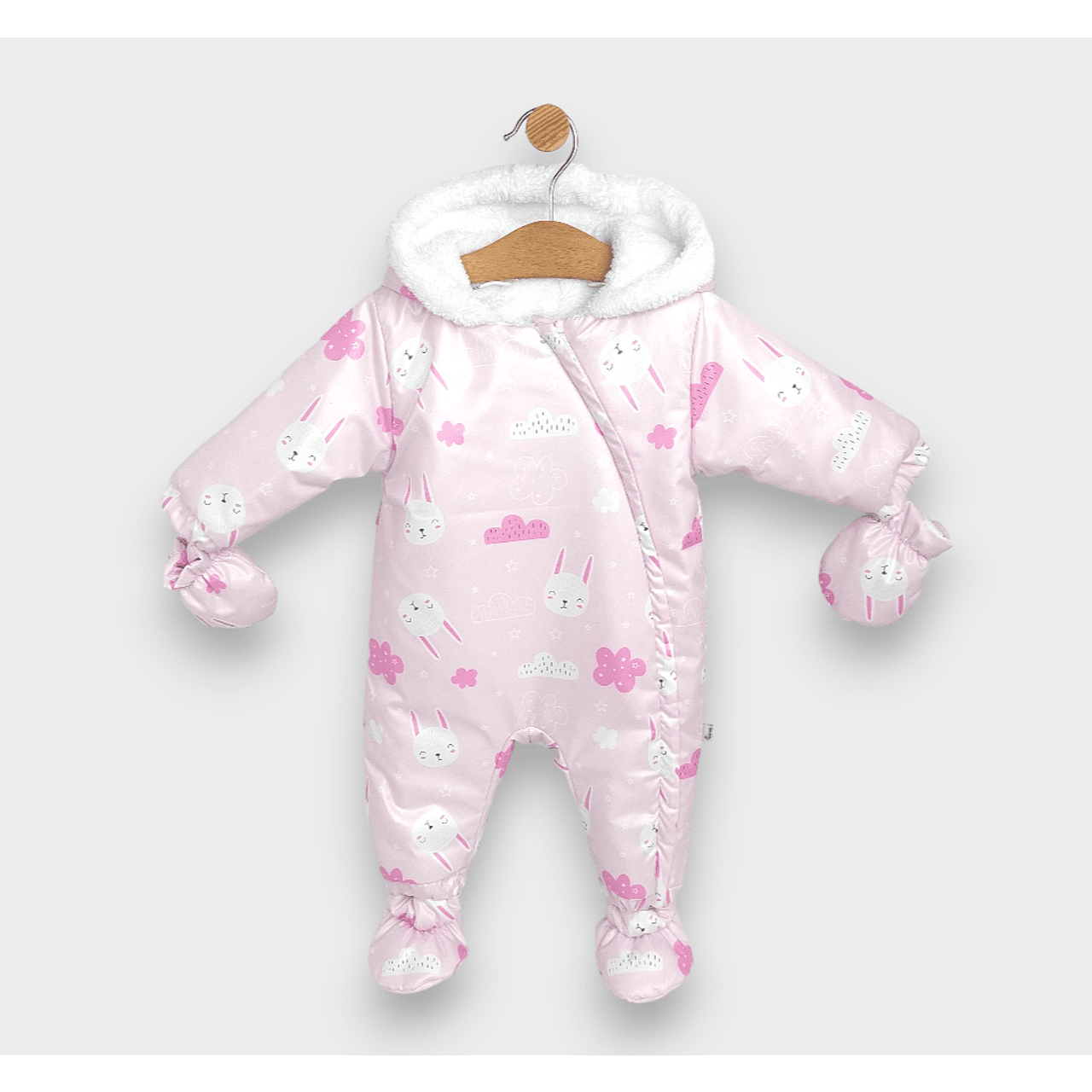 Jucărie de pluș Rainy Baby Astronaut, iepurași roz, 56 - 86 cm, roz