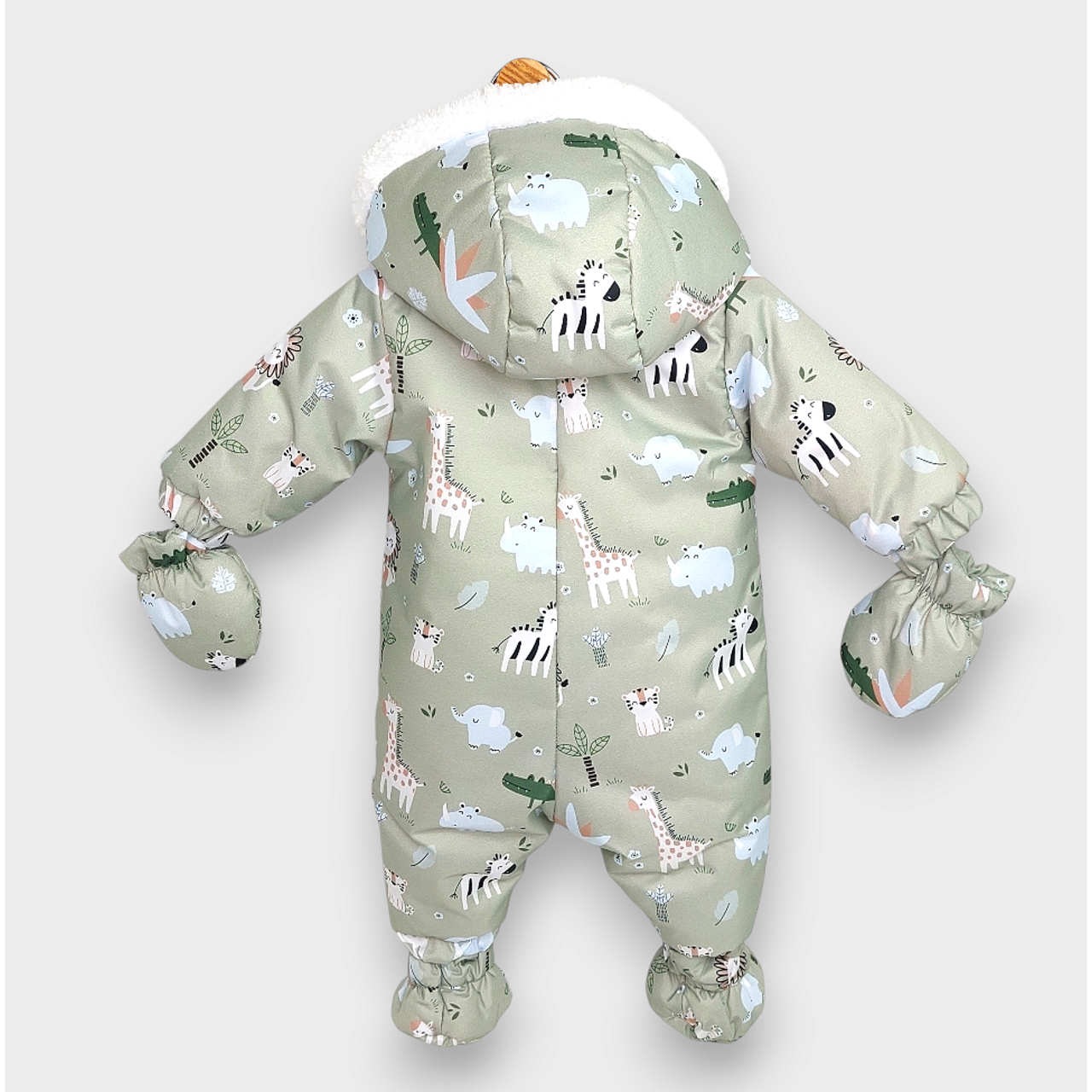Бебешки Космонавт Safari 56 86 См. Зелен Rainy