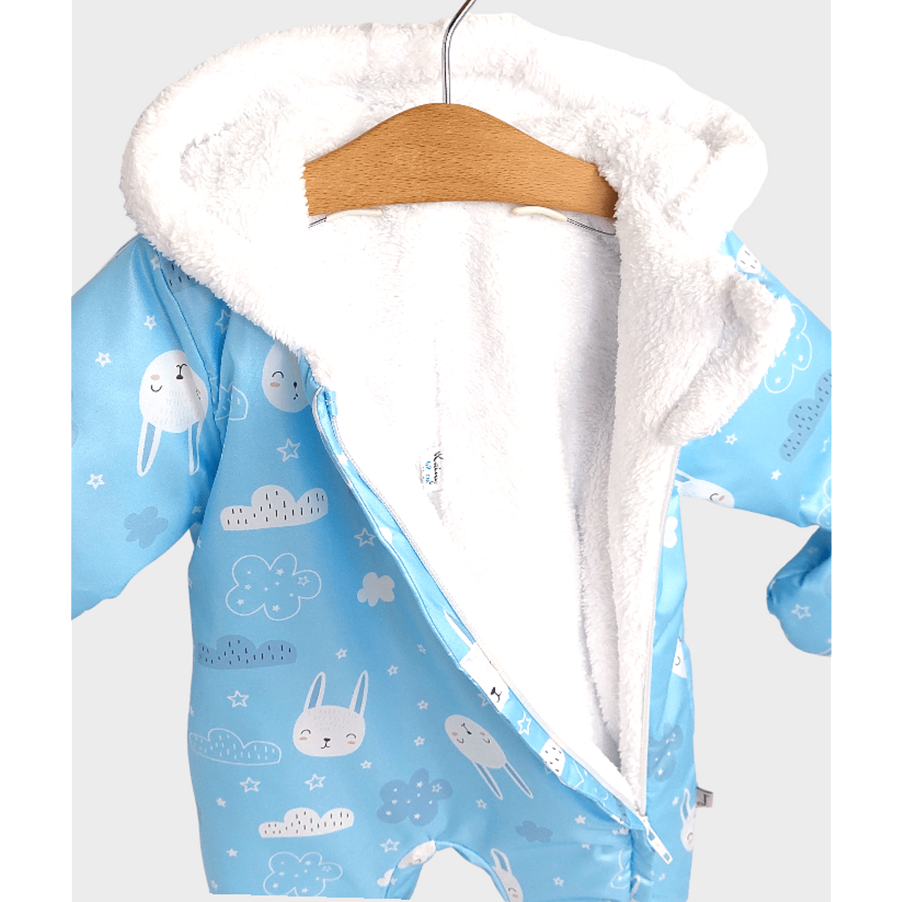 Rainy Бебешки космонавт Сини зайчета 56 - 86 см. син