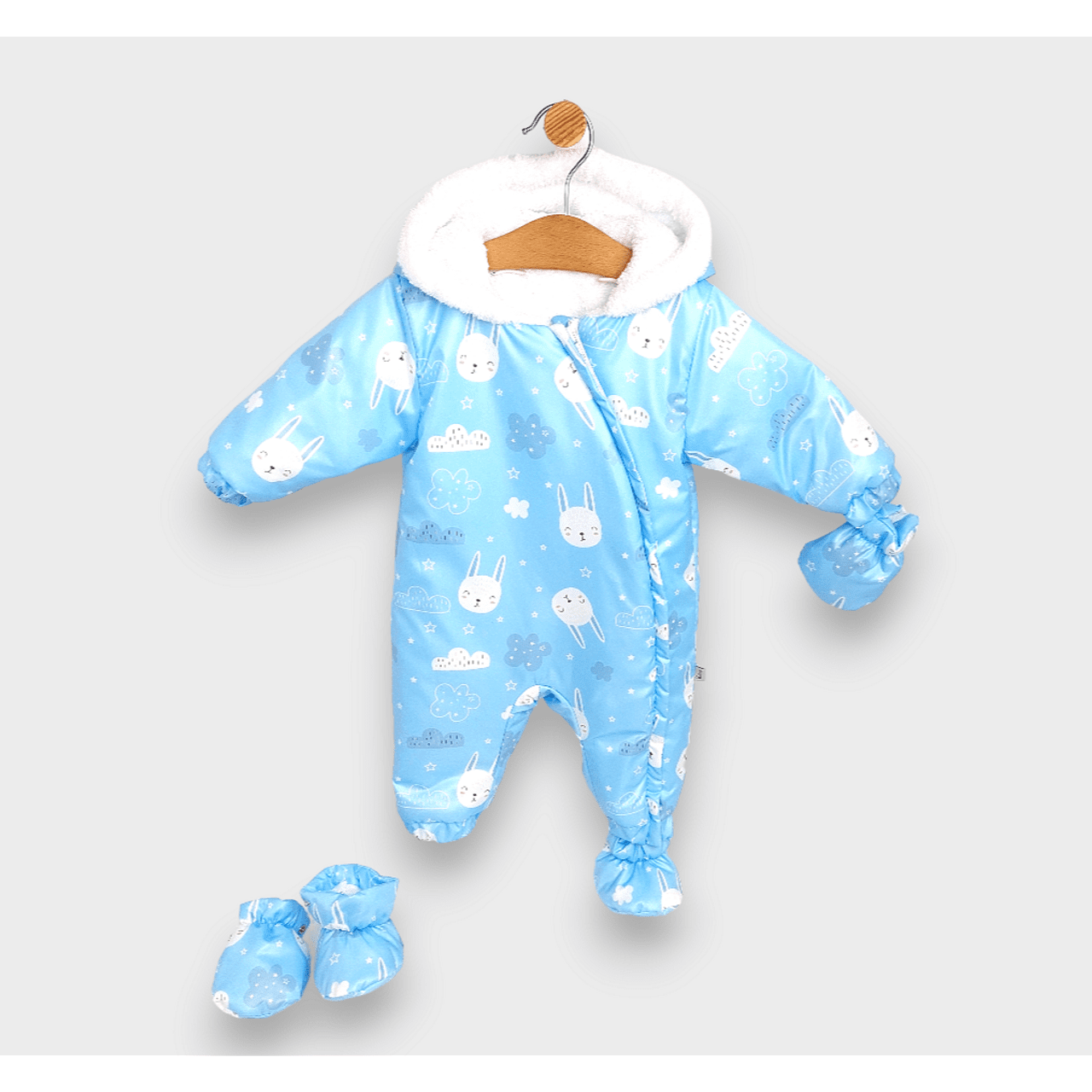 Rainy Бебешки космонавт Сини зайчета 56 - 86 см. син