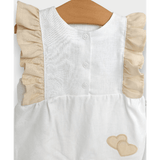 Rainy Premium Бебешки Ленен Гащеризон С Харбали 56-80См. Сърца