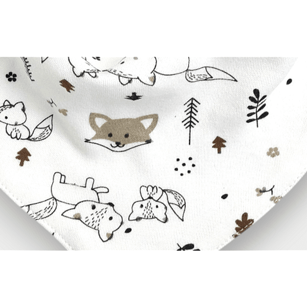 Bavetă Rainy Baby - Bandana Foxes