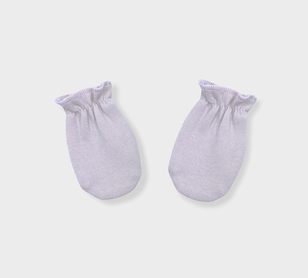 Rainy Бебешки Ръкавички С Ластик Нежно Екрю