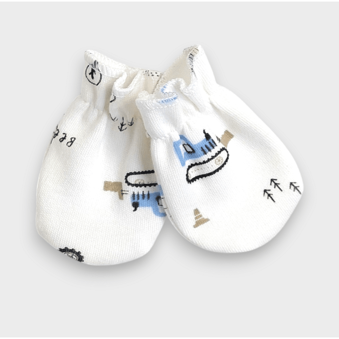 Mănuși de ploaie pentru bebeluși cu tractoare elastice