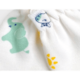 Mănuși de ploaie pentru bebeluși cu elastic girafă și elefant