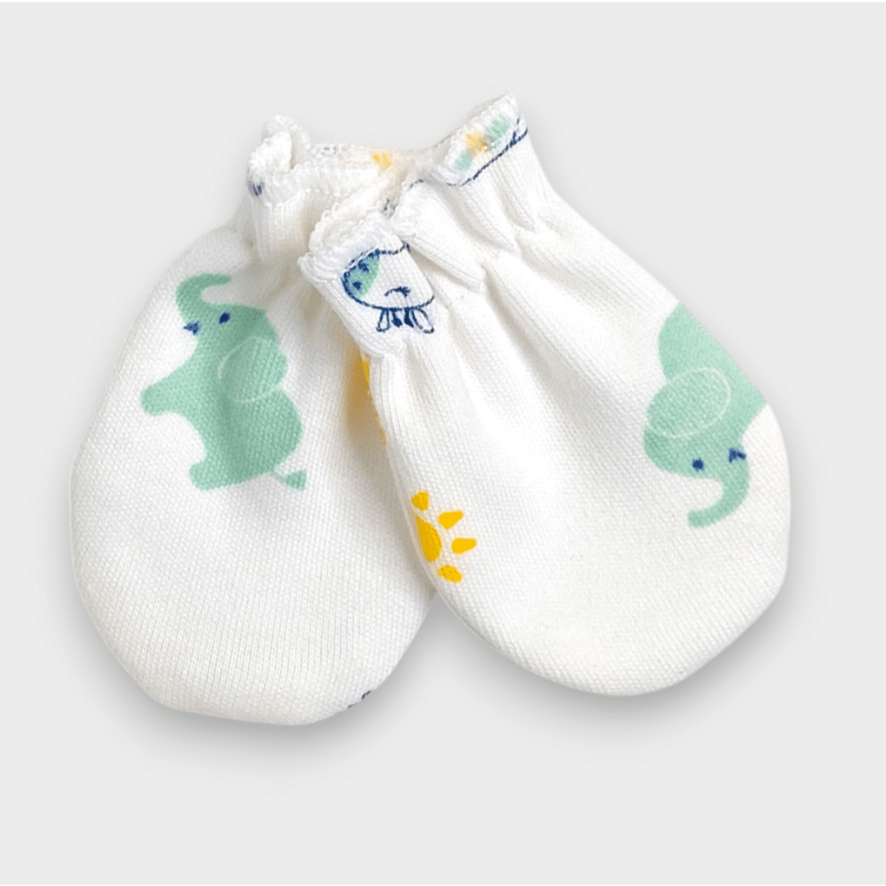 Mănuși de ploaie pentru bebeluși cu elastic girafă și elefant