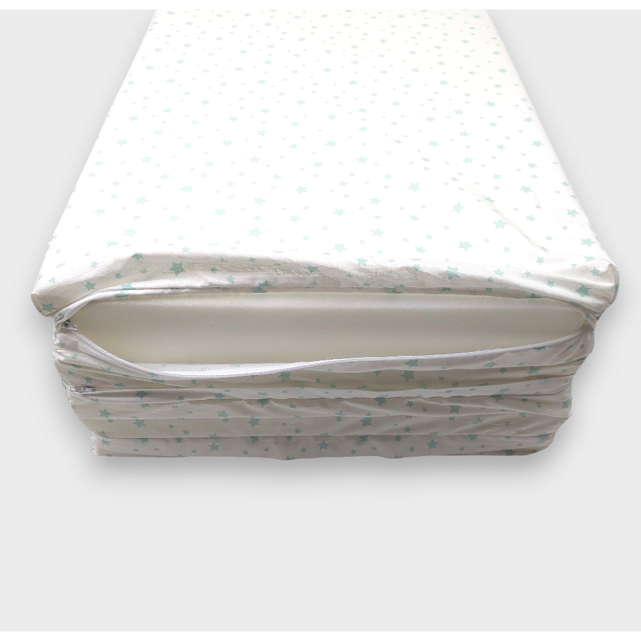 Бебешки Сгъваем Матрак 60х120 См. Мента Звезди Rainy
