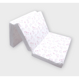 Saltea pliabilă Rainy Baby 60x120 cm. Unicorn roz