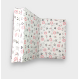 Бебешки Сгъваем Матрак 60х120 См. Розови Животинки Rainy