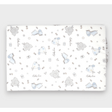 Saltea pliabilă Rainy Baby Cosmos Rainy Baby 60x120 cm. Zebre și elefanți albaștri”