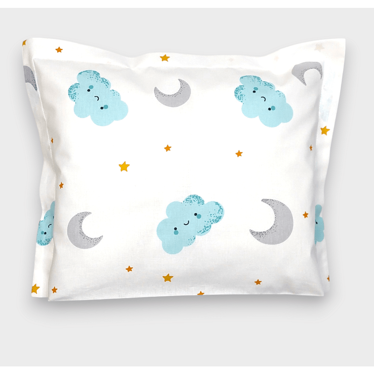 Бебешки Спален Комплект 3 Части 60х120 См. Резедави Облаци Rainy
